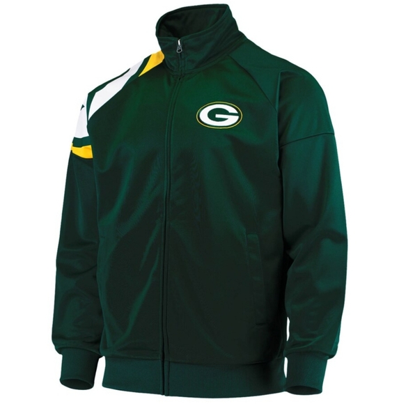 Green Bay Packers Mens full Zip Track Jacket Sz. XL - Picture 3 of 11